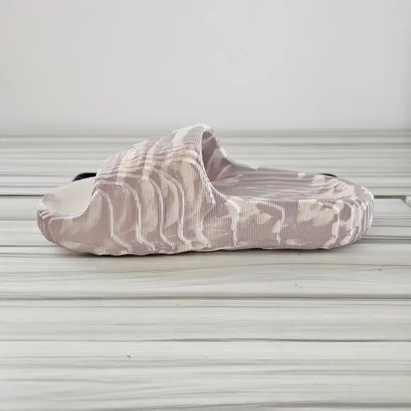 Adidas Originals Adilette 22 Men's Slide Sandals Sand Strata Size 6 - Picture 3 of 9